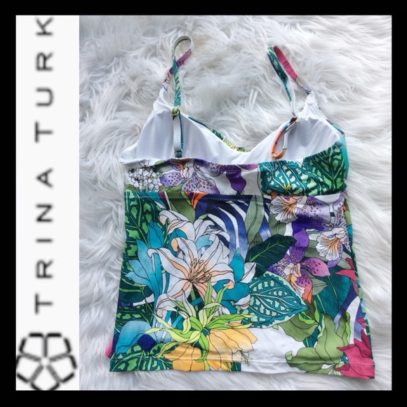 NWT Trina Turk Amazonia Tankini Top - Picture 8 of 12